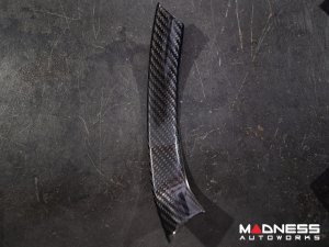 Alfa Romeo Stelvio Steering Wheel Trim - Carbon Fiber - Pre '20 models - Feroce Carbon Alfa Romeo Stelvio Steering Wheel Trim - Carbon Fiber - Pre '20 models - Feroce Carbon